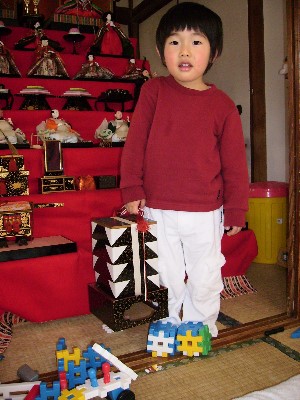 2月5日　ブロックでスリッパ？