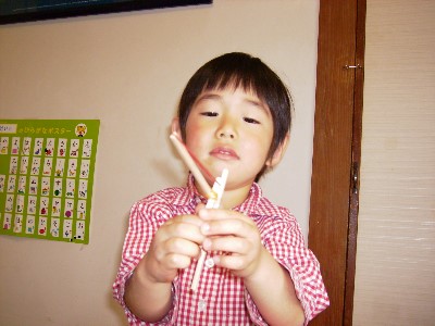 4月30日　ゴム鉄砲