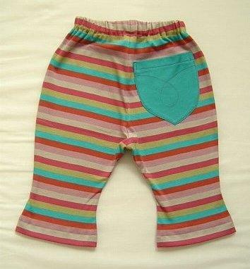 フレンチフレアパンツ（ボーダー）