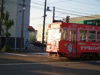 路面電車です