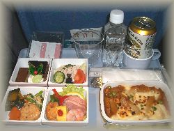 出発☆機内食