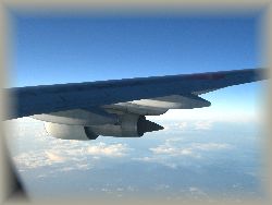 飛行機から見た景色・・・