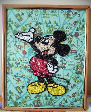 ビーズ細工Mickey