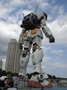 ガンダム　背後から