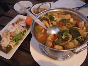 タイ料理を注文