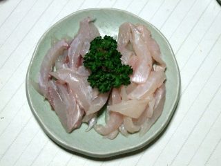 かわはぎと馬面の刺身