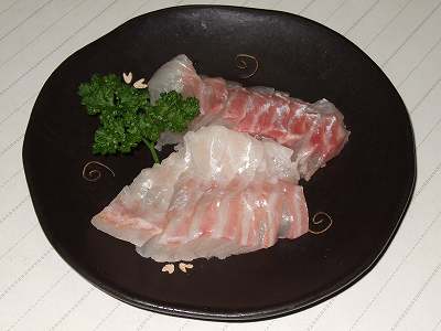 鯛の刺身