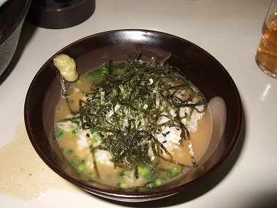 ラーメン茶漬け