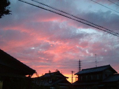 夕焼け♪