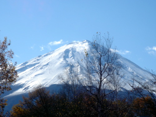 雪の富士