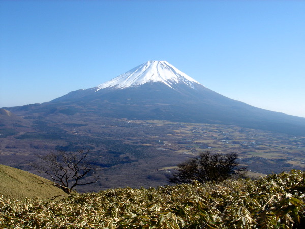 竜ガ岳からの富士