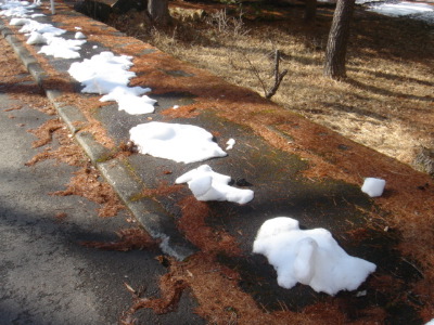 道路の雪