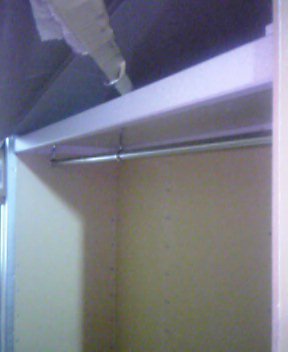 クローゼット棚