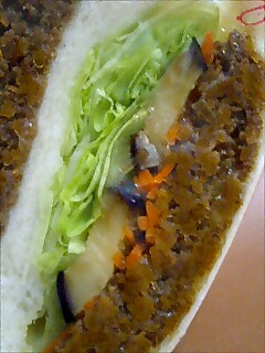 鶏そぼろと揚げナス２