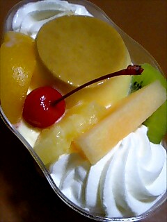 プリンアラモード