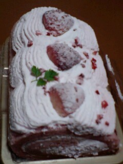 いちごのロール