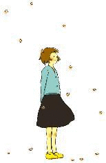 花びらのシャワー