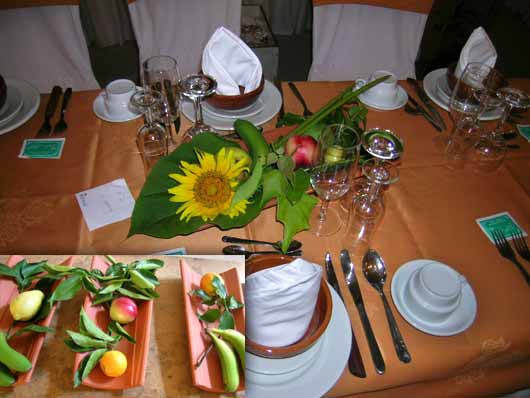 屋根瓦一枚の上にだけ
