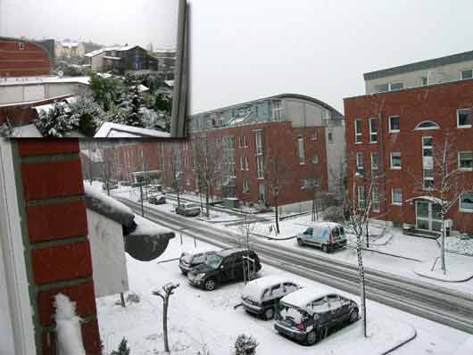 ﾄﾞｲﾂの雪はすくなかった