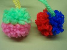 児童館で工作　ボンボン