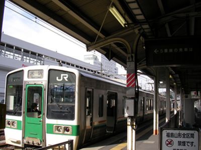 米沢行きの普通列車