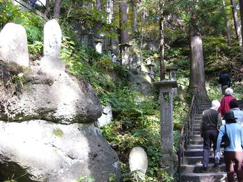 山寺の参道