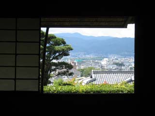 芭蕉庵から京都市街を望む。.jpg