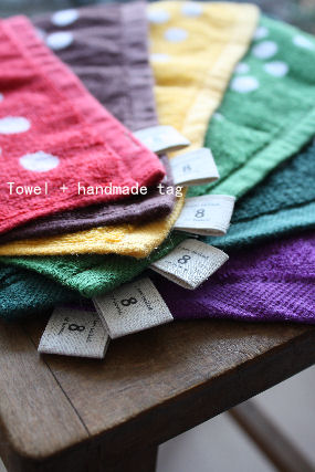 *Towel   handmade tag*