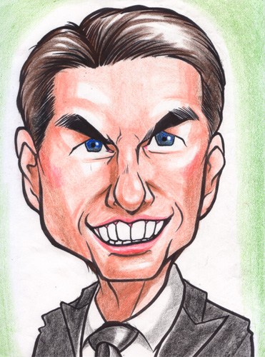 トム クルーズを描いてみた 似顔絵 イラストレーター マスタングの日記 楽天ブログ