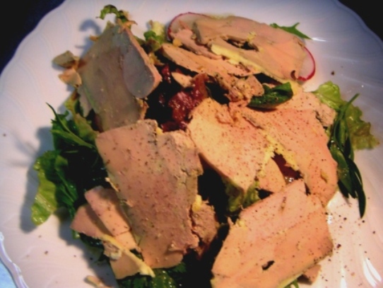 salade de terrone de foie gras emincee.JPG