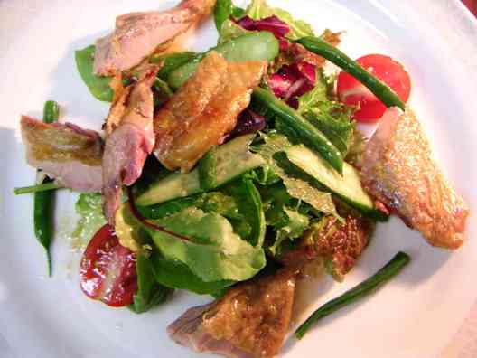 salade cuisse de pintade