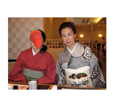 ２００９新年会会食「福子ちゃん・桃和香」
