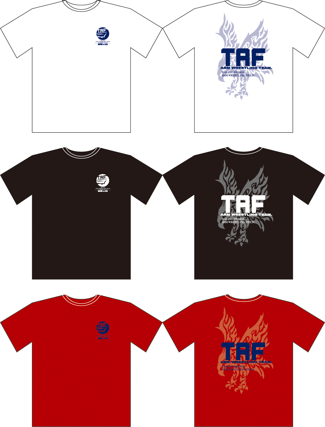 TAF、Tシャツ