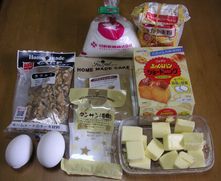 20100315くるみクッキー材料