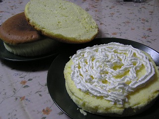 スフレチーズケーキ１
