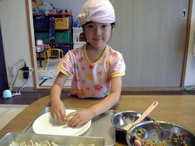 餃子作り１