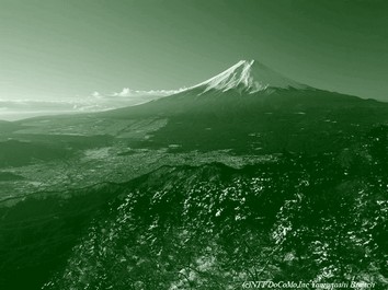 １月１１日　朝８時の冨士です2