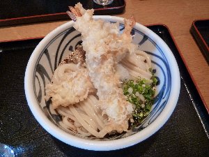 てんぷらぶっかけ（根津のうどん屋）