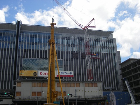 博多駅ビル（建設中2010夏）その３
