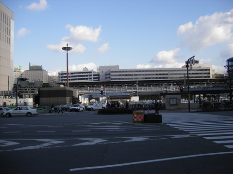博多駅ビル（建設中2008冬）