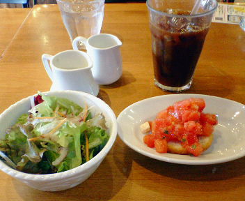 サラダ＆ブルスケッタ