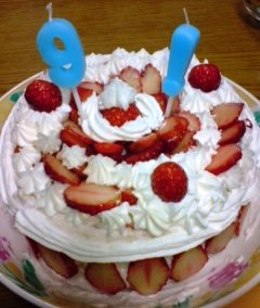 ケーキ９歳