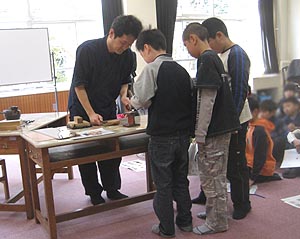 伝統工芸の授業２