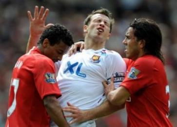 Luis Nani clashes with Lucas Neil resulting in him being sent off.jpg