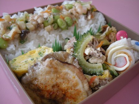 ゴーヤチャンプルー弁当♪