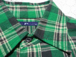 g.u. ネルシャツ