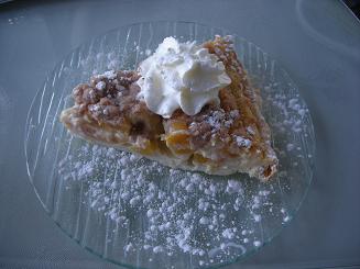 peach cream pie