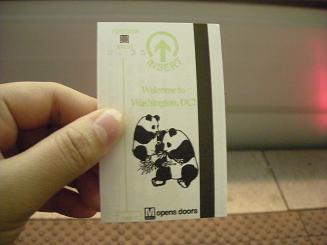 Subway ticket in D.C.