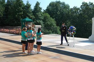 Arlington National Cemetery in WashingtonD.C.