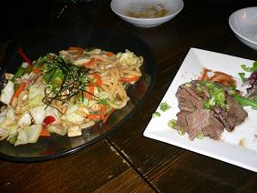 焼きうどん＆焼肉